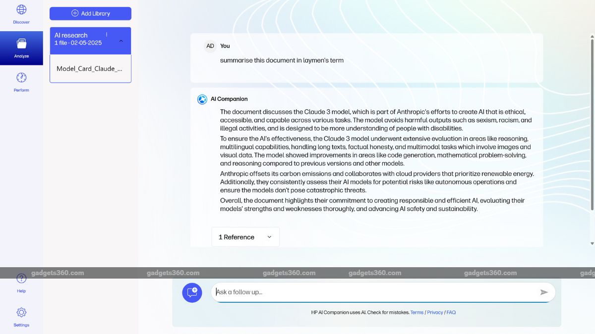 hp comp2 HP AI Companion