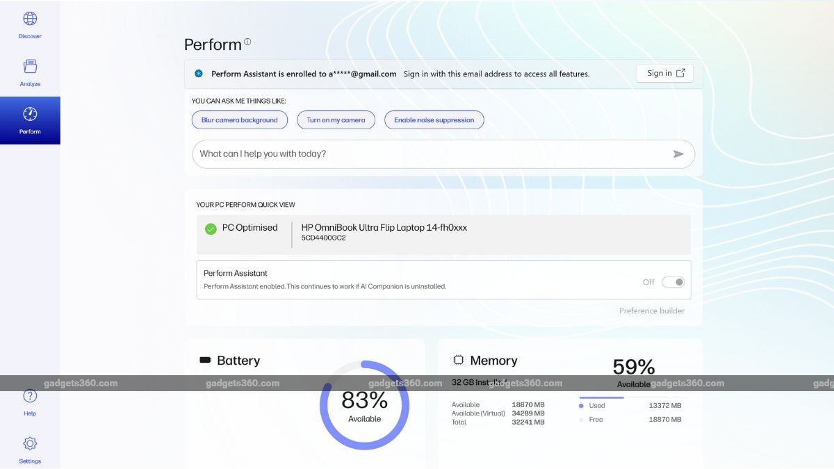 hp comp3 HP AI Companion