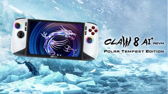 msi claw 8 ai plus polar tempest edition MSI