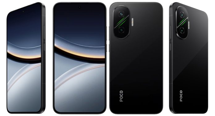 Poco F7 Design Spotted in Leaked Renders; Battery Specifications Revealed via Flipkart